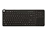 Man & Machine Really Cool Touch Keyboard - Computer, Workstation - Industrial Silicon Rubber Keyswitch - Hygienic Black - RCTLP/BKL/B5 1 thumbnail image