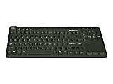 Man & Machine Really Cool Touch Keyboard - Computer, Workstation - Industrial Silicon Rubber Keyswitch - Hygienic Black - RCTLP/BKL/B5 1 thumbnail image