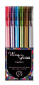 Office Depot® Brand Wine Glass Markers, Thin Point, Assorted Ink Colors, Pack Of 6 1 thumbnail image