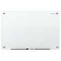 Quartet Infinity® Unframed Glass Non-Magnetic Dry-Erase Whiteboard, 48" x 36", White