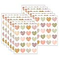 Teacher Created Resources Stickers, 2-1/2” x 1/2", Terrazzo Tones Hearts, 120 Stickers Per Pack, Bundle Of 12 Packs 1 thumbnail image
