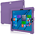 Incipio feather [Advanced] Ultra Thin Snap-on Case for Microsoft Surface Pro 3 - For Tablet PC - Dark Purple - Drop Resistant - Polycarbonate, Vegan Leather