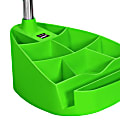 LimeLights Gooseneck Organizer Desk Lamp With Tablet Stand And USB Port, Adjustable Height, 18-1/2"H, Green Shade/Green Base 1 thumbnail image