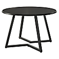 Office Star Metro Round Dining Table, 30-1/4”H x 45-1/2”W x 45-1/2”D, Black 1 thumbnail image