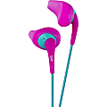 JVC Gumy HA-EN10-P Earphone - Stereo - Pink - Wired - Earbud - Binaural - In-ear - 3.28 ft Cable