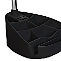 LimeLights Gooseneck Organizer Desk Lamp With Tablet Stand And Charging Outlet, Adjustable Height, Black 1 thumbnail image