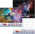 Custom Luxe Images From Space Spiral Wall Calendar, 11" x 17"