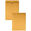 Quality Park® 12" x 15 1/2" Envelopes, Claps Closure, Brown, Box Of 100 1 thumbnail image
