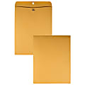 Quality Park® 12" x 15 1/2" Envelopes, Claps Closure, Brown, Box Of 100