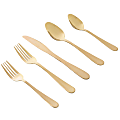 Gibson Home Stravida 20-Piece Flatware Set, Gold 1 thumbnail image