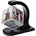 Dax Burns Grp. Revolving Photo Cube - 2.80" x 5.90" x 5.90" Frame Size - Holds 2.50" x 2.50" Insert - Rectangle - 1 Each - Black 1 thumbnail image