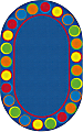 Flagship Carpets Sitting Spots Rug, 6' x 8' 4", Oval, Primary 1 thumbnail image