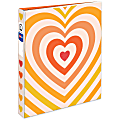 Avery® 3-Ring Fashion Binder, 1" Round Rings, 41% Recycled, Radiant Heart 1 thumbnail image