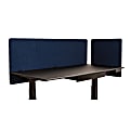 Luxor RECLAIM Acoustic Privacy Desk Panels, 60"W, Starlight Blue, Pack Of 2&nbsp;&nbsp;