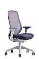 WorkPro® 6000 Series Multifunction Ergonomic Mesh/Fabric High-Back Executive Chair, White Frame/Dark Gray Seat, BIFMA Compliant 1 thumbnail image