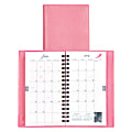 Day-Timer® 90% Recycled Pink Ribbon Monthly Planner, 3 1/2" x 6 1/2", Light Pink, December 2013-January 2015