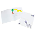 Pacon Picture Story Beginner Sketch Booklet - Letter - 16 Sheets - Stapled - 0.88" , 5.13" Ruled - 8 1/2" x 11" - Bright White Paper - White Cover - 48 / Carton 1 thumbnail image