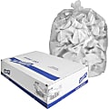 Genuine Joe High-Density Can Liners, 0.63 mil, 16 Gallons, 24" x 33", Clear, Box Of 1,000 Liners 1 thumbnail image