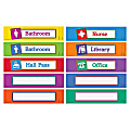 Learning Resources Hall Passes Board - 5.3" Width x 2.3" Height x 9.5" Length - 10 / Set
