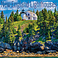 2024 Willow Creek Press Scenic Monthly Wall Calendar, 12" x 12", New England Lighthouses, January To December