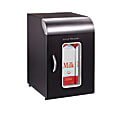 Mind Reader Cube 0.2 Cu Ft Breakroom Mini Fridge, Black