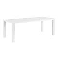 Eurostyle Abby Dining Table, 30”H x 84-1/2”W x 36”D, High Gloss White