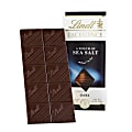Lindt Excellence Touch Of Sea Salt Chocolate Bars, 3.5 Oz, Pack Of 12 Bars
