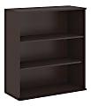 Bush Business Furniture Easy Office 48"H 3-Shelf Bookcase, 48"H, Mocha Cherry, Standard Delivery