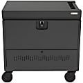 Bretford CUBE Toploader - 34" Width x 23" Depth x 33" Height - Charcoal Steel Frame - For 40 Devices
