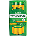 Ticonderoga® #2 Pre-sharpened Pencils, 0.7 mm, Yellow, Pack Of 72 Pencils