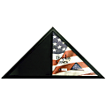 Timeless Frames Flag Display Case, 9 3/4"H x 9 3/4"W x 13 1/2"D, Black 1 thumbnail image