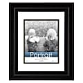 Timeless Frames Lauren Portrait Frame, 11" x 14" With Mat, Black 1 thumbnail image