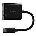 Belkin RockStar™ 3.5mm Audio with USB-C Charge Adaptor, 60W, Black 1 thumbnail image