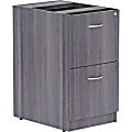 Lorell® Essentials 22"D Vertical Pedestal File Cabinet With 2 File Drawers, Weathered Charcoal 1 thumbnail image