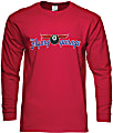 Custom Full-Color Long Sleeve Cotton T-Shirt