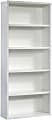Sauder® Select 73"H 5-Shelf Bookcase, Soft White