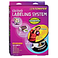 Avery® CD/DVD Stomper® Complete Kit, 98107, Round, 4.65" Diameter, White, Pack Of 24 1 thumbnail image