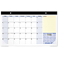 AT-A-GLANCE® QuickNotes® 2026 Monthly Desk Pad Calendar, Compact, 18" x 11" 1 thumbnail image