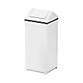 United Receptacle Swingtop Wastemaster Receptacle, 24-Gallon, White 1 thumbnail image
