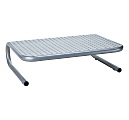 Mind Reader Collar Metal Monitor Stand, 4 1/2"H x 14 1/2"W x 11"D, Silver 1 thumbnail image