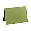 LUX Folded Cards, A7, 5 1/8" x 7", Avocado Green, Pack Of 1,000