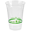 Planet+ Compostable Cold Cups, 16 Oz, Clear, Pack Of 1,000 Cups