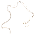 Baumgartens® Beaded ID Chain, 36"L, Silver, Pack Of 25