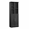 Sauder HomePlus Modern 24"W Storage Cabinet With Adjustable Doors, Raven Oak®