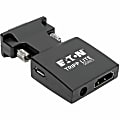 Eaton Tripp Lite Series HDMI to VGA Active Adapter Video Converter with Audio (F/M) - 1x 15-pin HD-15 VGA Male - P131-000-A-DISP 1 thumbnail image