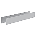 Mayline Gray Laminate Conference Table Modesty Panel - Contemporary - 12" Width x 82.4" Depth x 11" Height - Steel - Gray, Silver, Laminate 1 thumbnail image