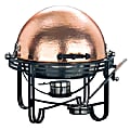 American Metalcraft Roll-Top Chafer With Cover, Round, 6 Qt, Hammered Copper