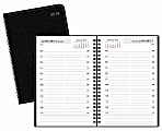 Office Depot® Brand Daily Planner, 4" x 6", Black, January 2019 to December 2019 1 thumbnail image