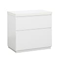 Sauder® Northcott 30-1/2"W x 18-1/2"D Lateral 2-Drawer File Cabinet, White