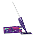 Swiffer® WetJet® WetJet Mop Starter Kit with 10 Pads and 1 Cleaner, 11.3 x 5.4 Head, Silver Handle 1 thumbnail image